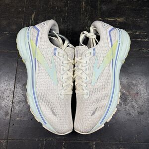 Brooks Ghost 15 Women’s Athletic Running Shoes Size 8 White Coconut 1203801B130